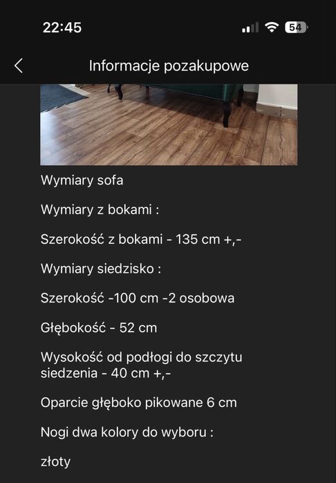 Sprzedam sofe i mini recepcje