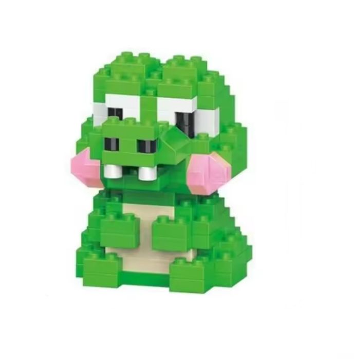 Mini blocos de montar crocodilo