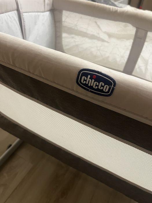 Дитяче ліжечко Chicco Next2Me Magic Grey