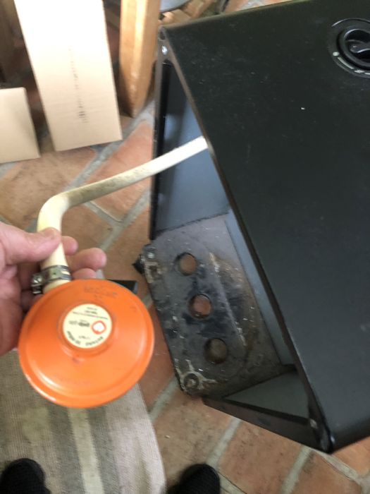 Aquecedor a gaz de botija