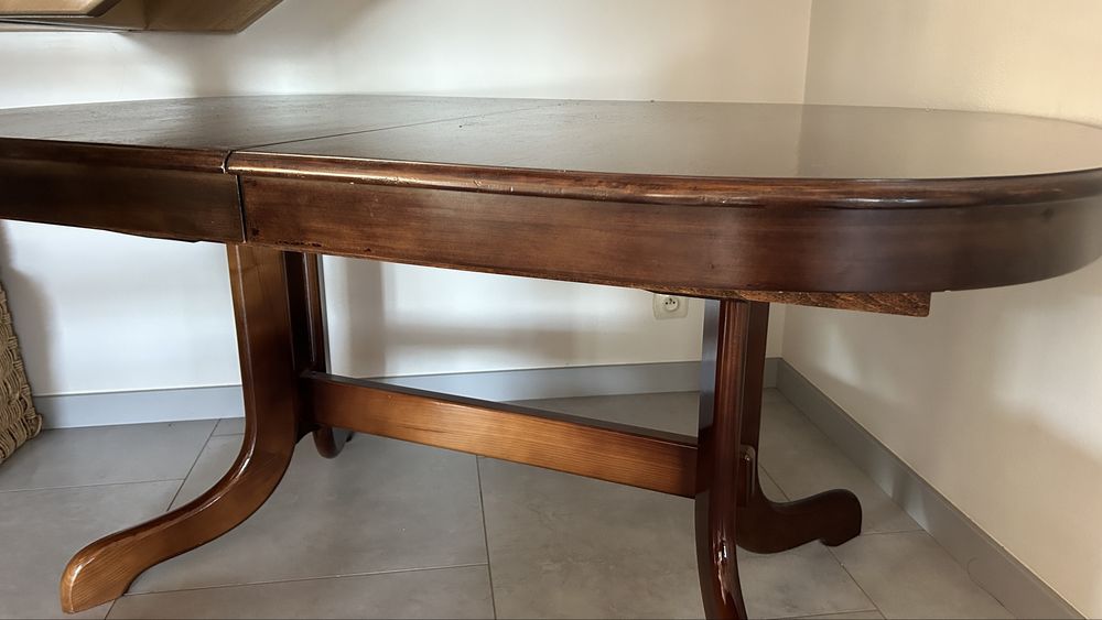 Stol rozkladany  dębowy