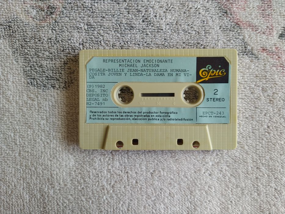 Cassete Tape K7 Michael Jackson Thriller