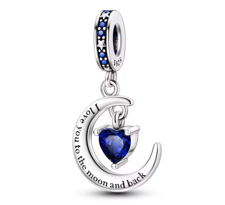 Pandora charms I love you to the moon and back