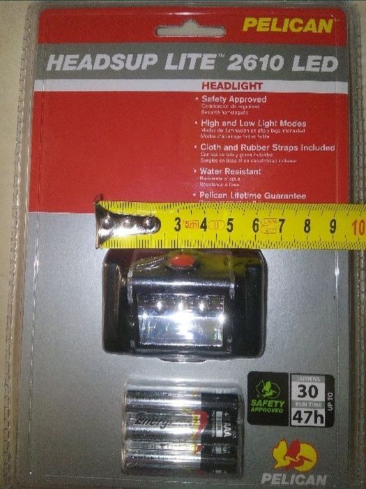 Налобный фонарь Pelican headsup Lite 2610 LED светодиодный