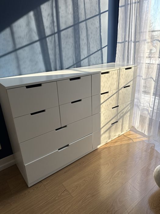Komoda Ikea Malm 12 szuflad biała – duża, bardzo pojemna