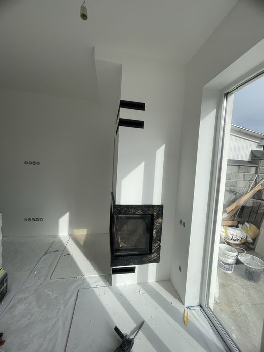 Шпаклівка стін та стель  гіпсокартон