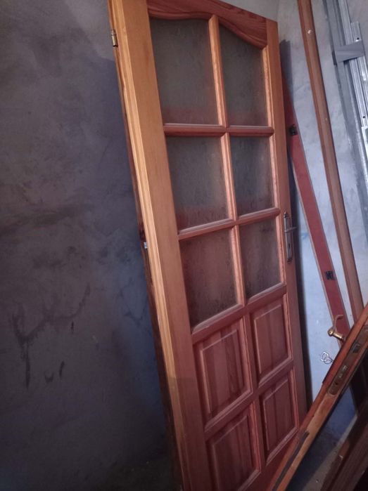 Sprzedam dwie pary drzwi drewnianych