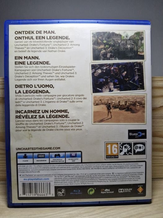 Uncharted Collection PS4