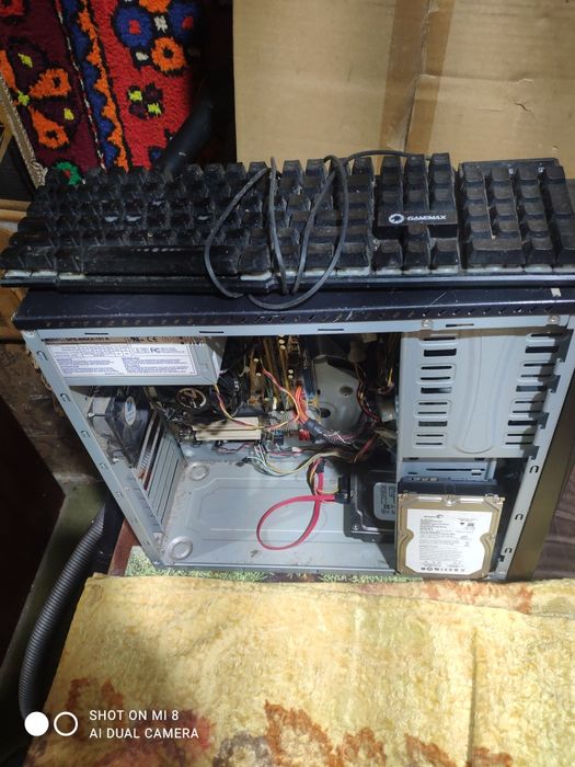 Системник в рабочем состоянии