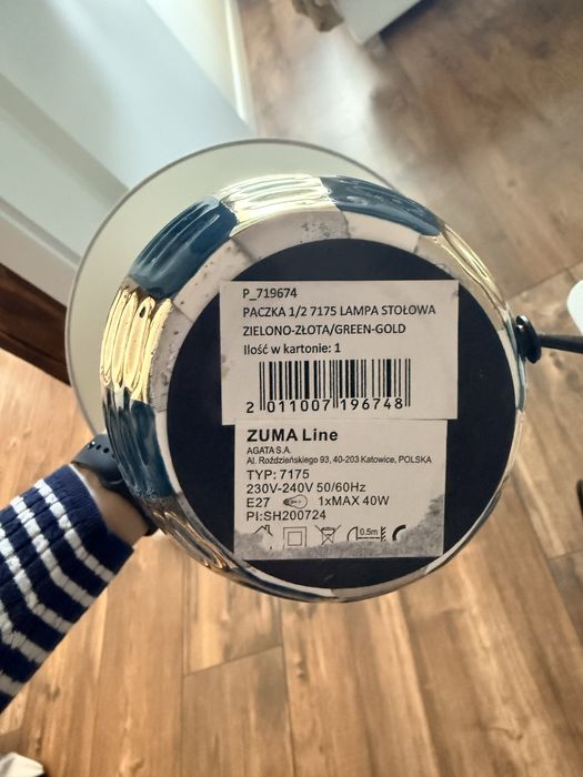 Zuma Line dwie lampki nocne