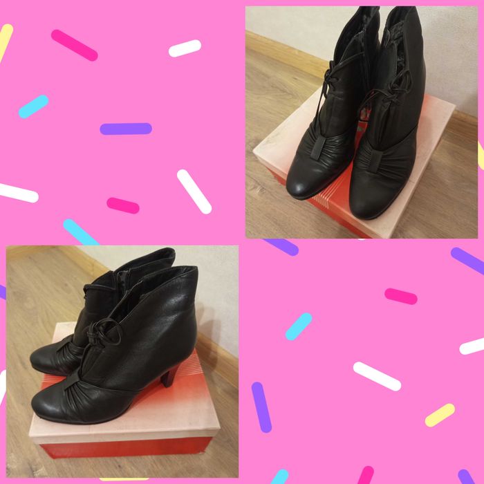 Шкіряні сапожки, шкіряні чобітки, кожна 40 розмір повномір