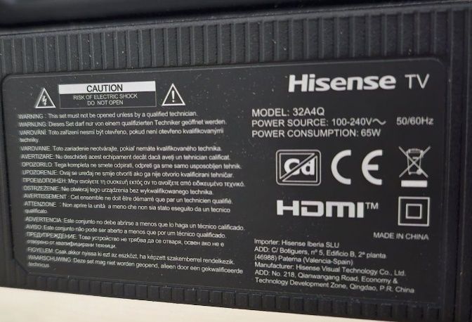Smart TV Hisense 32"