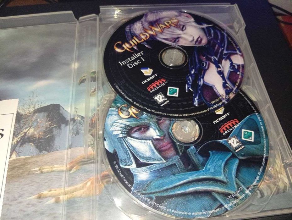 Guild Wars Prophecies (PC, 2005) — DVD-box,+ артбуки для полочки коллекции