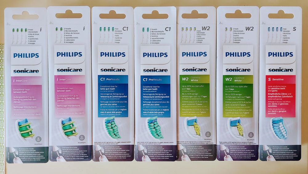 Оригинальні насадки Philips sonicare до електричної зубної щітки