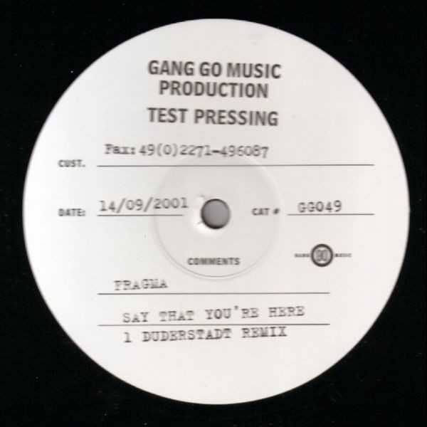 Fragma – Say That You're Here - 12" - płyta winylowa