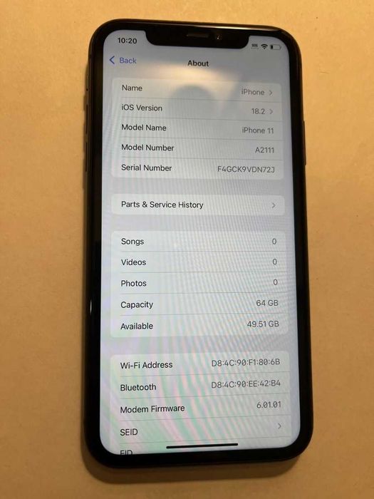 Apple iPhone 11 64GB preto desbloqueado