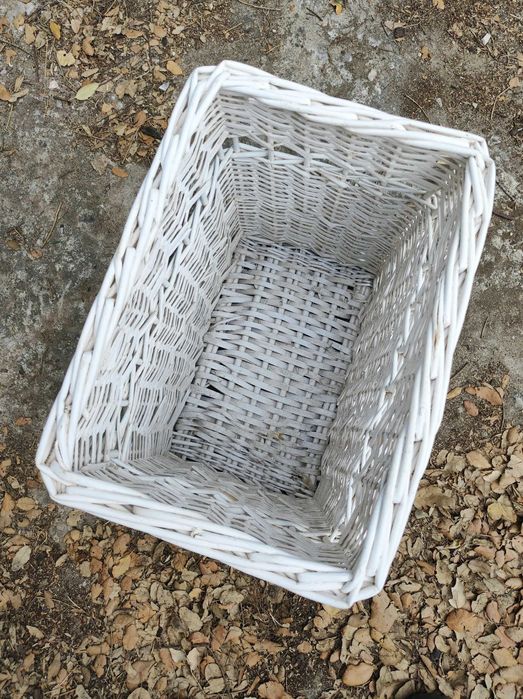 Cesto verga branco