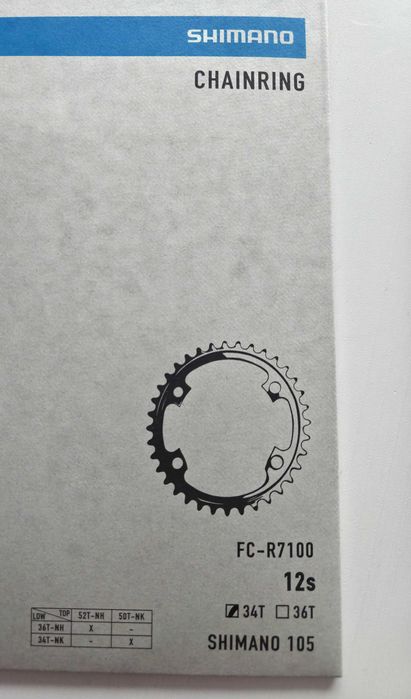Zębatka Shimano 105 FC-R7100 34t 12s nowa