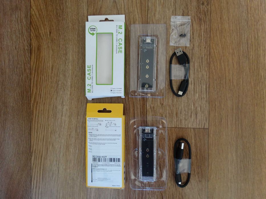 внешний карман картридер накопителей SSD M.2 SATA NGFF to USB 3.1