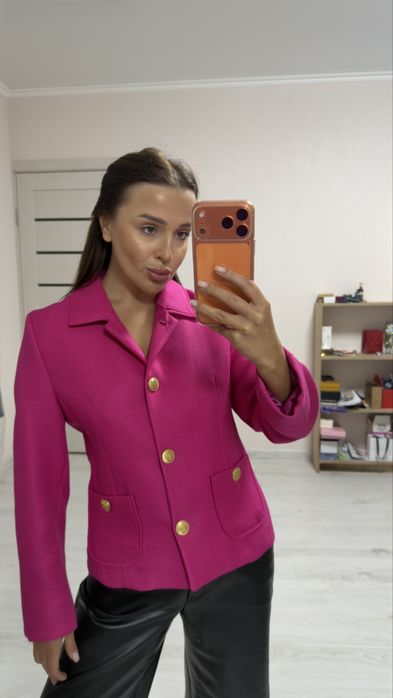 Жакет кольору фуксія S