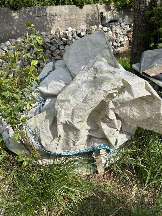 Pół Bigbaga drewna, drzewa pocietego na opał z desek