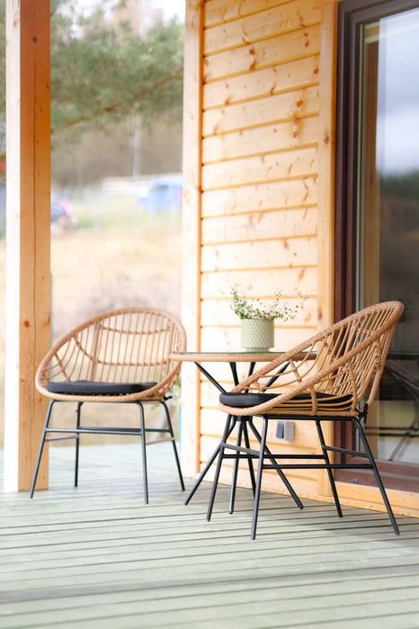 Wynajmę domek nad jeziorem z balią i kominkiem