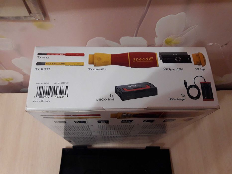 Аккумуляторная отвертка speedE® II Wiha(не Wera)