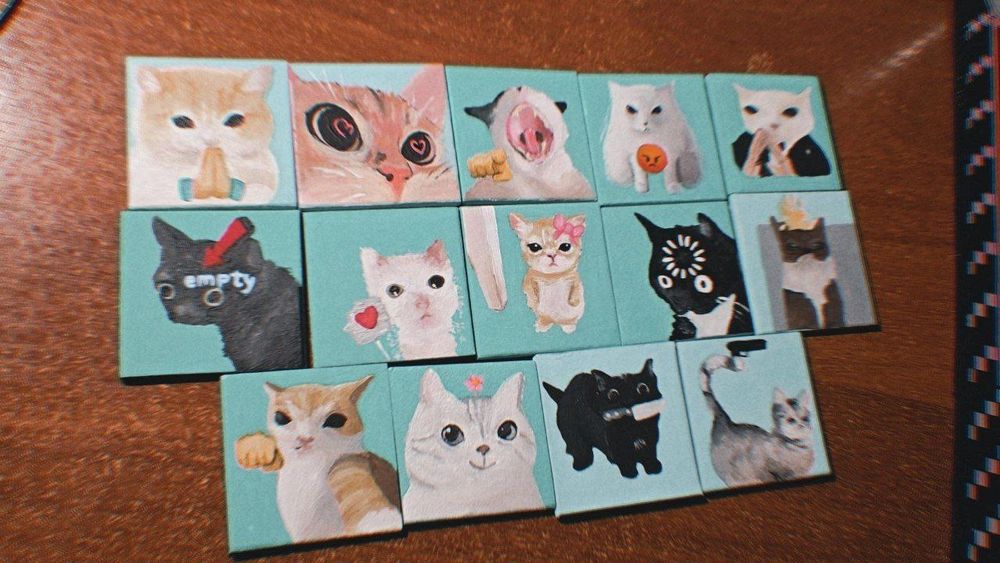 Малюнок-магнітик з улюбленцем або смішною картинкою