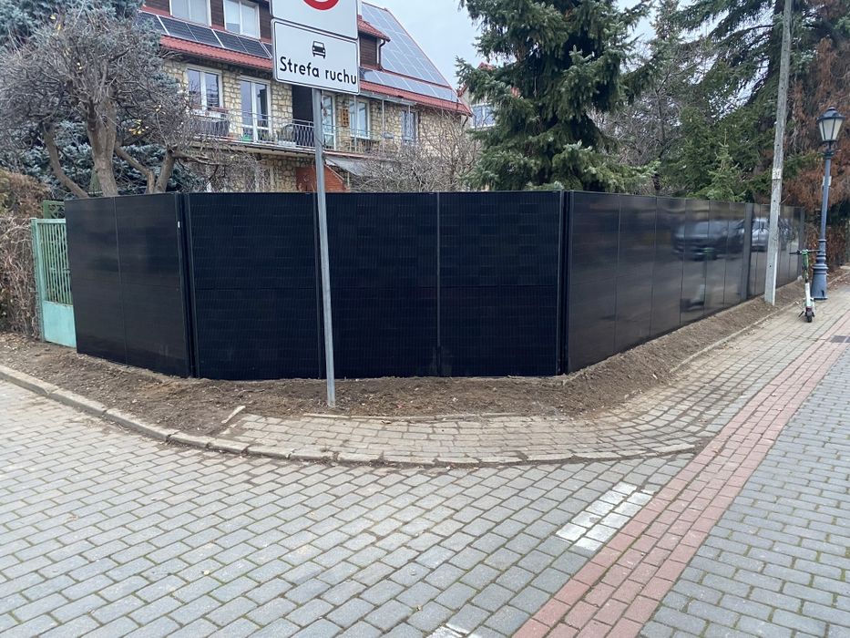 Ogrodzenie PV, Płot Fotowoltaiczny PV z montażem na gotowo