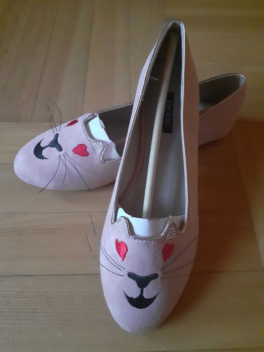 Nowe buty kotki skórzana wkładka