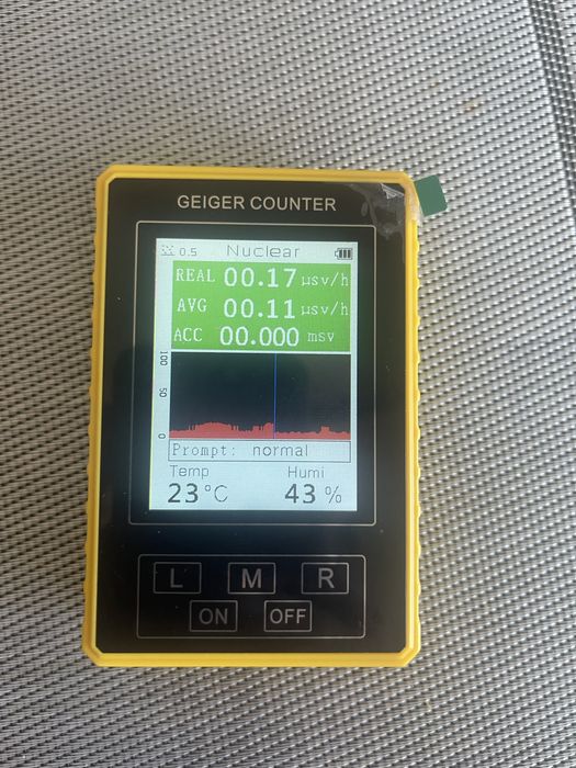 Дозиметр лічильник Гейгера та електромагнітного випромінювання XR3 PRO