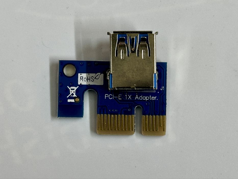Райзер (Riser) Card PCI Express ver 006C PCI-E 1X to 16X 6+2 Pin 12v