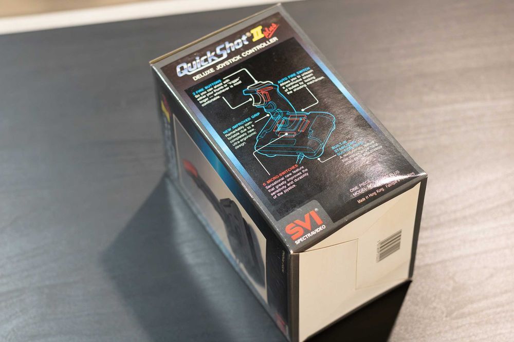 Joystick Quickshot II PLUS SVI 102 BOX Atari 8bit 16bit Nowy NOS