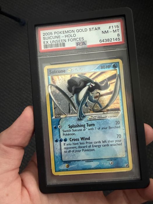 Pokemon Goldstar Suicune PSA8