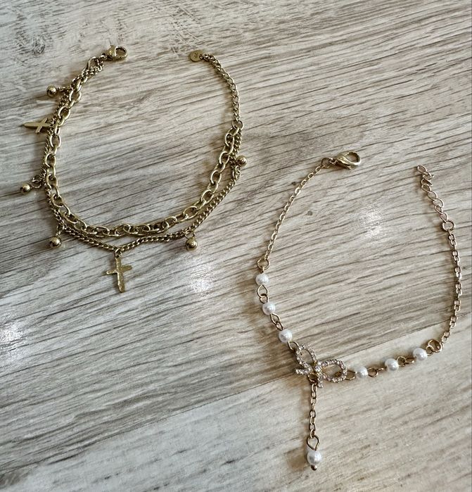 Bransoletki Stal chirurgiczna 2 sztuki NOWE