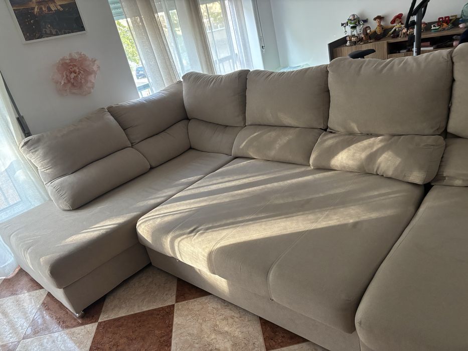 Sofá com 2 chaise Longues