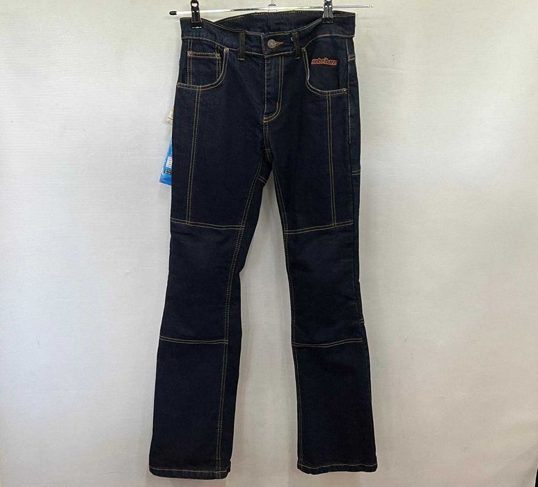 Spodnie jeansowe motocyklowe damskie ciemny jeans rozmiar 10 Rebelhorn Classic