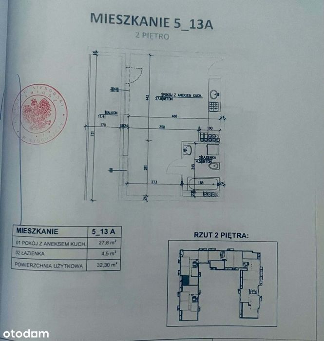 Nowe 32m2 Strzeleckiego 2 - stan deweloperski surowy - BEZ PROWIZJI