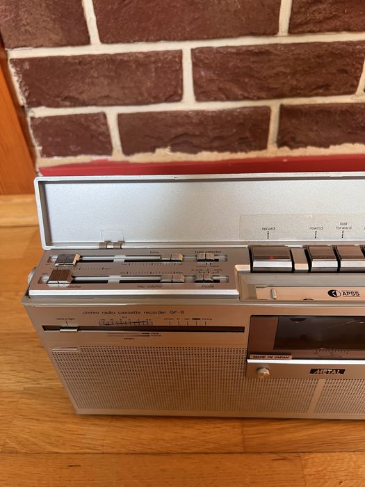 Рідкісна ретро магнітола Sharp GF-8E (Made in Japan, 1980)