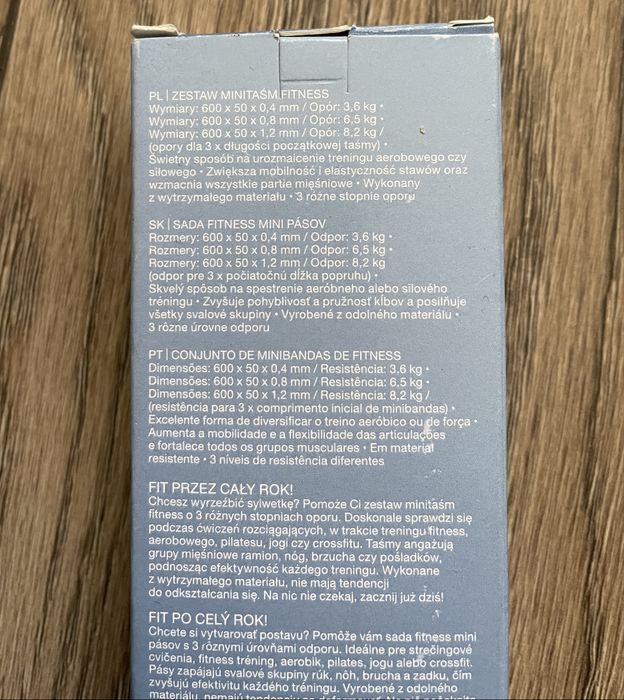 Zestaw mini taśm fitness - zielony – Seven for Seven