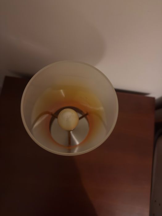 2 candeeiros de vidro de mesa