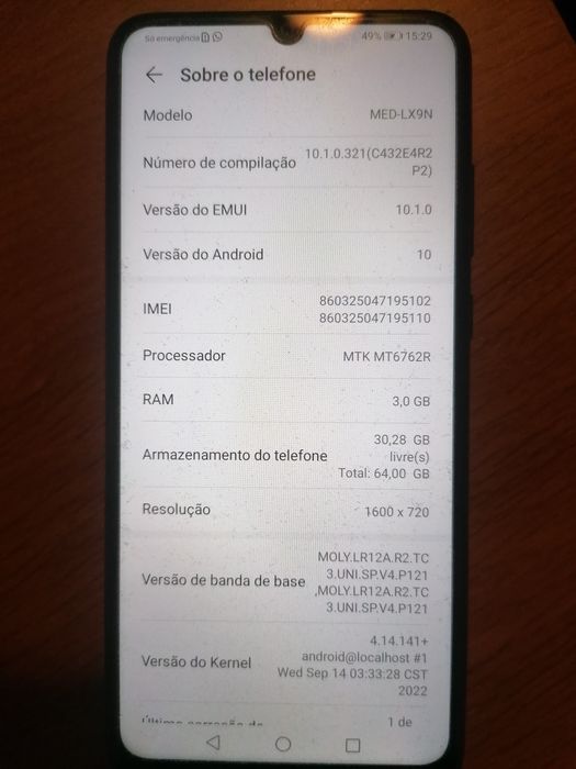 Vendo telemóvel Huawei Y6p 64GB