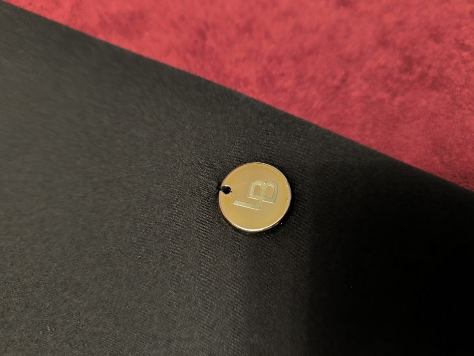 Śliczna elegancka sukienka La Blanche, ozdobne rękawy, XL