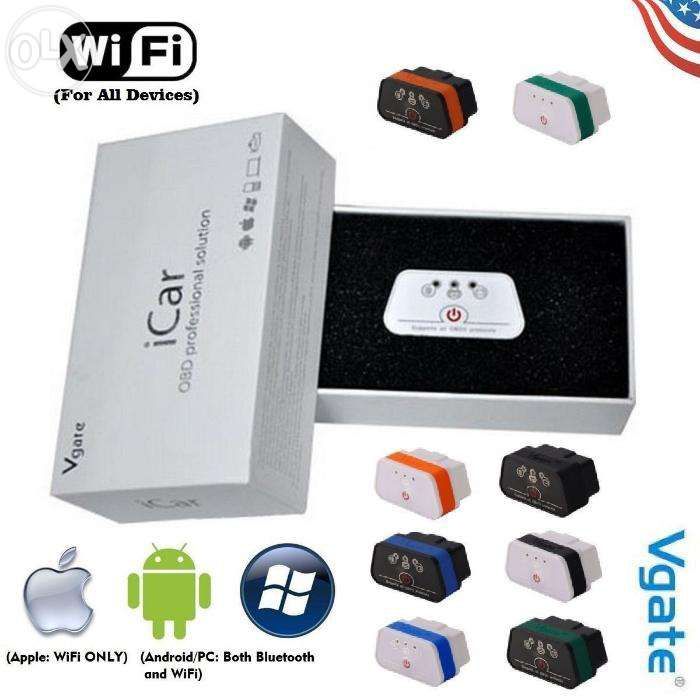 2026г. Vgate iCar2 ELM327 V1.5 Wi-Fi/BT Aвтосканер iOS (iPhone, iPad)