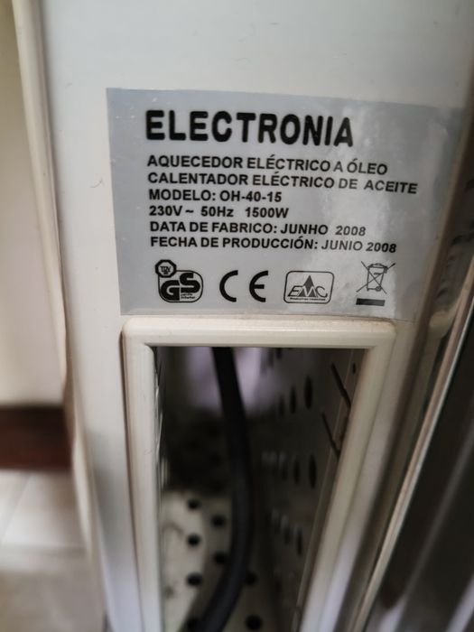 Aquecedores a oleo