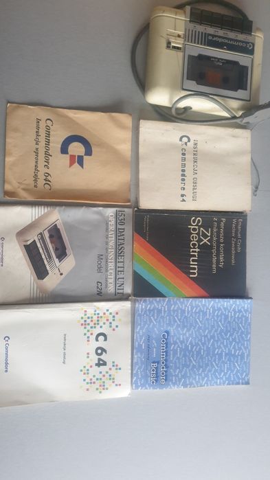 Orginalna instrukcja obsługi magnetofon Commodore 64 Comodore 64