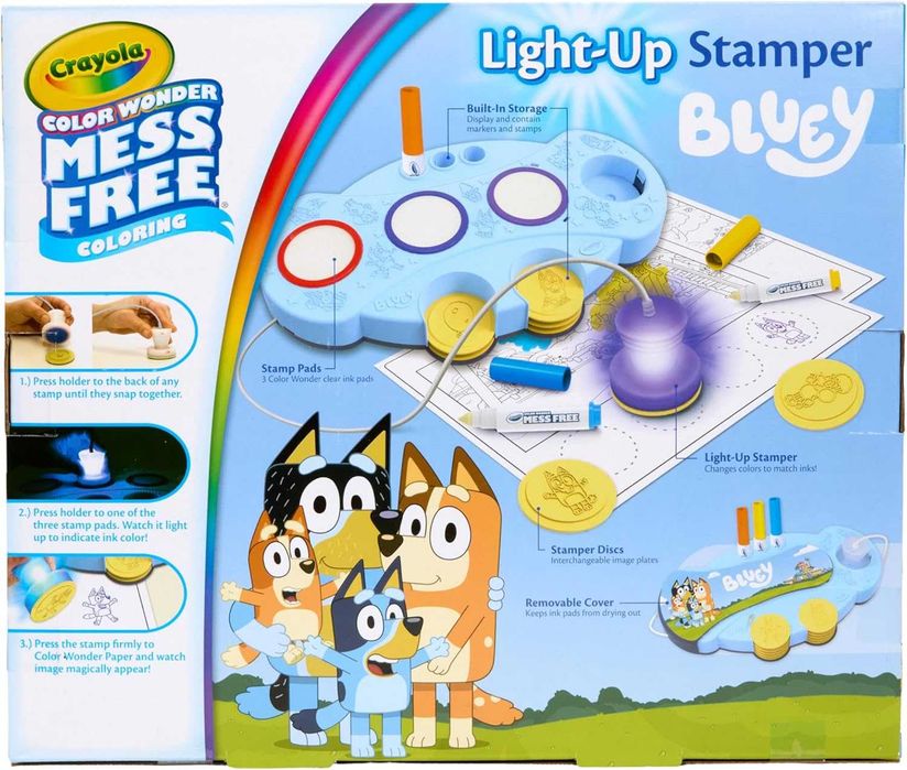 Crayola Magic Light Up Bluey Stamper НАБІР ШТАМПІВ