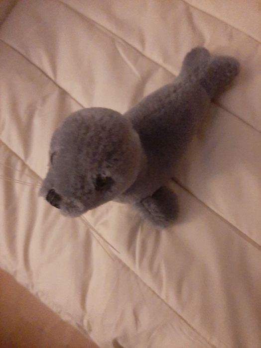 Foca Bebé Vintage 100% lã - anos 80
