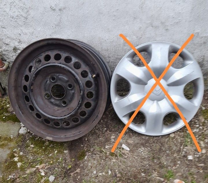 4x Felgi R14  4x100 org Honda Jazz