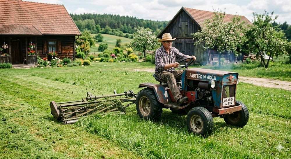 Koszenie traw i nieużytków, mulczowanie